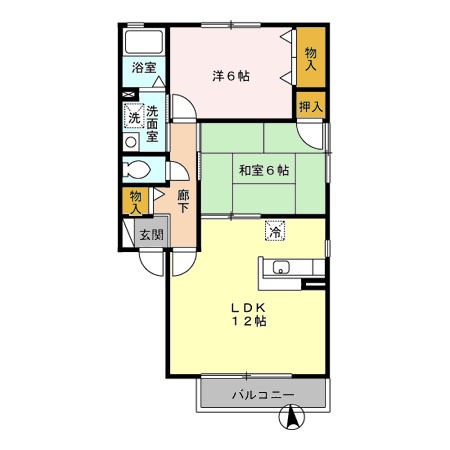 マルクイーン C棟の間取り