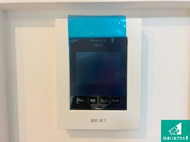 大津市中庄　未入居の防犯設備|カラーモニターインターホン！声だけでなく来訪者の姿や顔がモニターで確認できるので、小さなお子様がいらっしゃるご家庭でも安心できます！