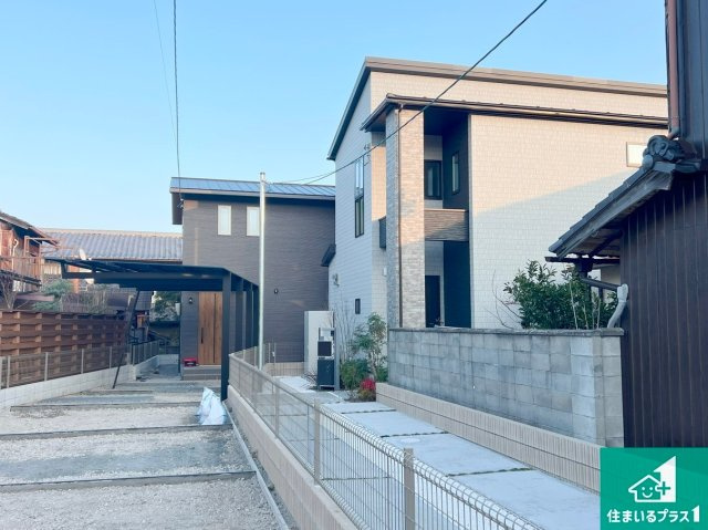 大津市中庄　未入居の外観|お客様に長く安心して住んでいだだける事にこだわった家づくり！住んでからのアフターサービスにもしっかりと取り組んでいます！