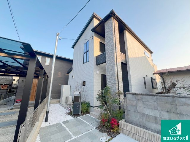 大津市中庄　未入居の外観|お客様に長く安心して住んでいだだける事にこだわった家づくり！住んでからのアフターサービスにもしっかりと取り組んでいます！