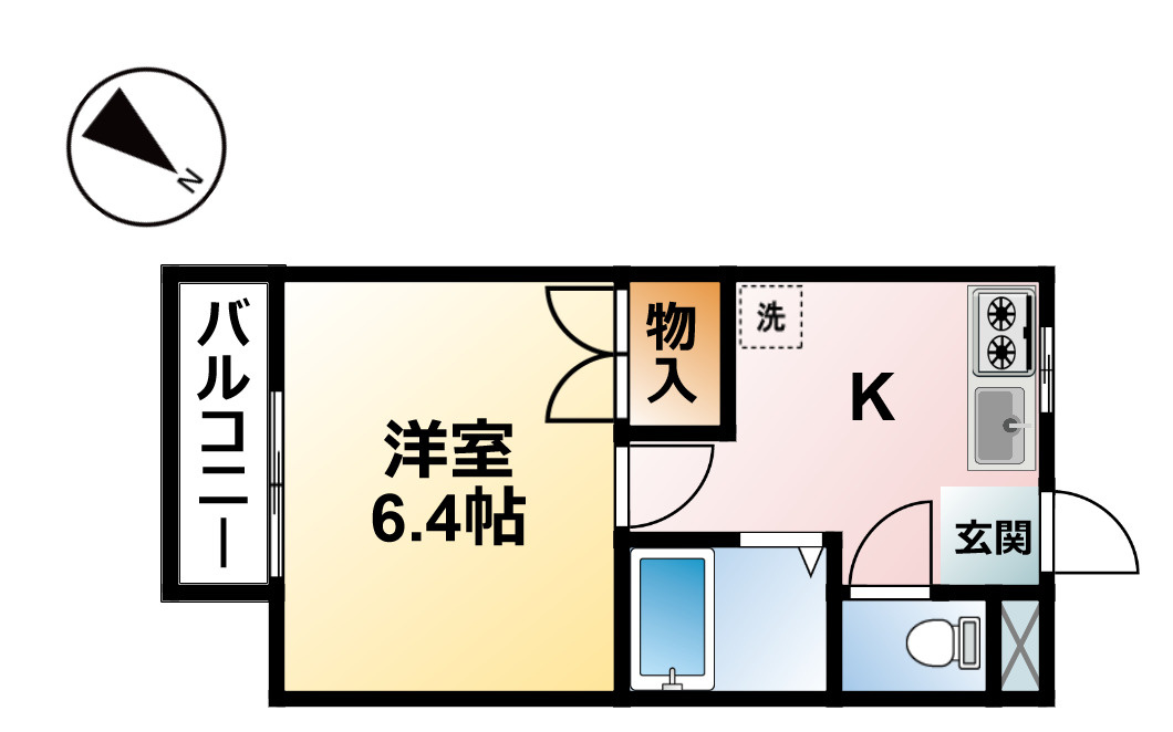 ジョリエ東金B棟の間取り