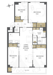 【間取り】藤和南町田ハイタウン 