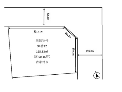 【区画図】 | 加古川市野口町　売土地