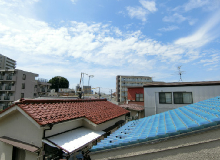 板橋区清水町のアパートの展望