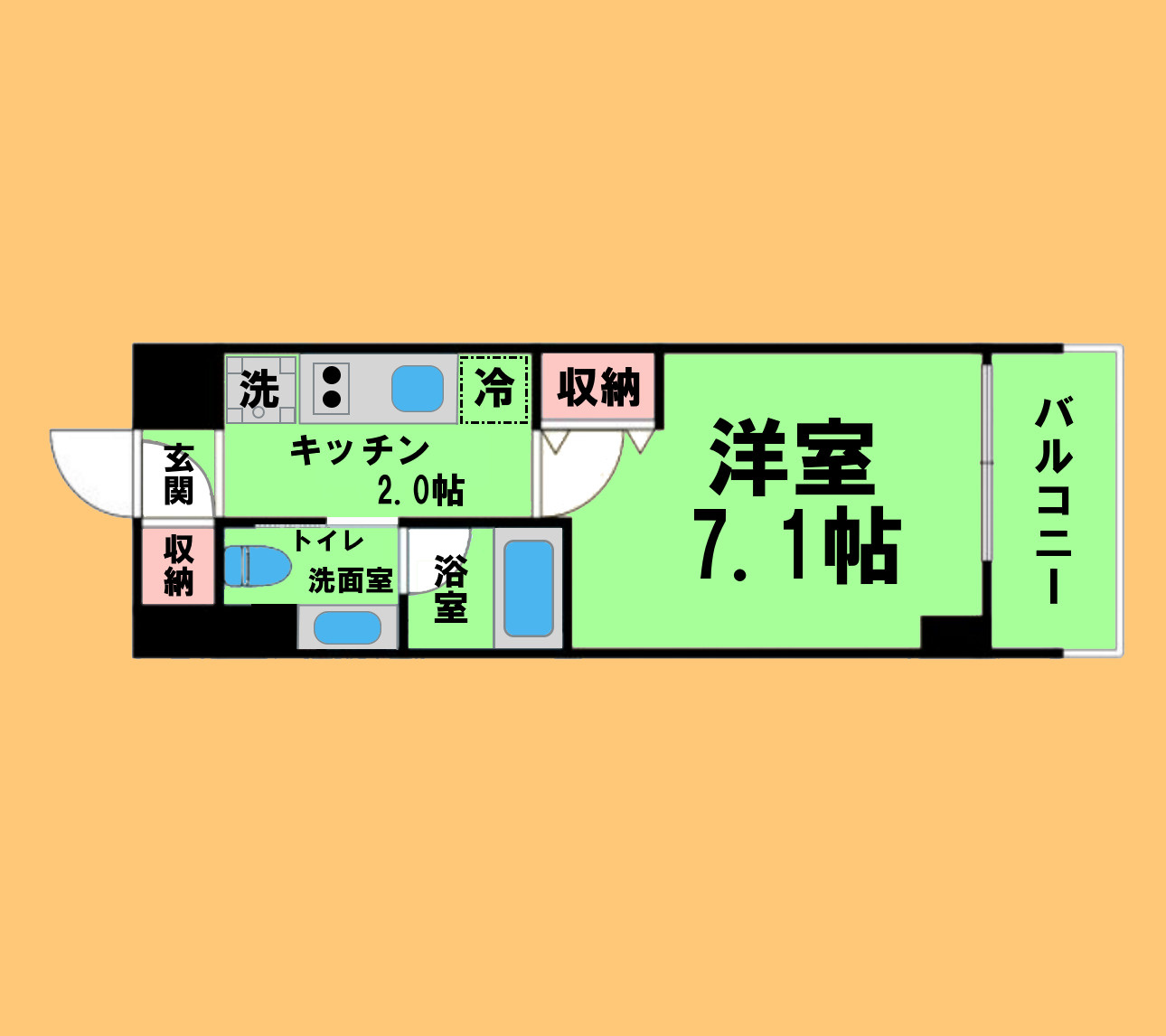 ルネフラッツ浄心の間取り