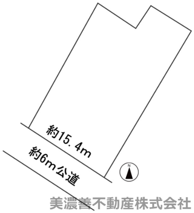 ６５１２７　岐阜市近島４丁目土地の区画図