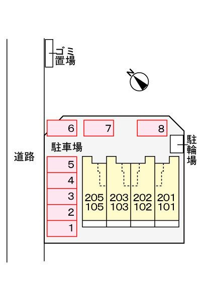 セレーノ　　刈谷市近郊の賃貸はクラスホームの駐車場