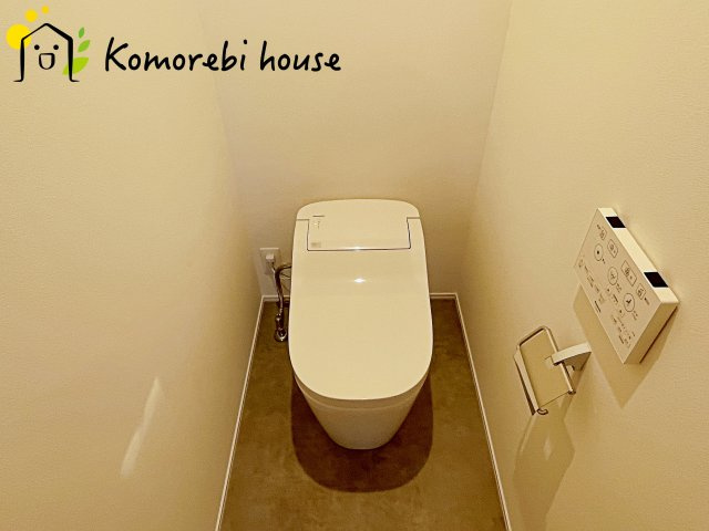 上尾市井戸木　新築一戸建て　のトイレ|コンパクトで使いやすいトイレです