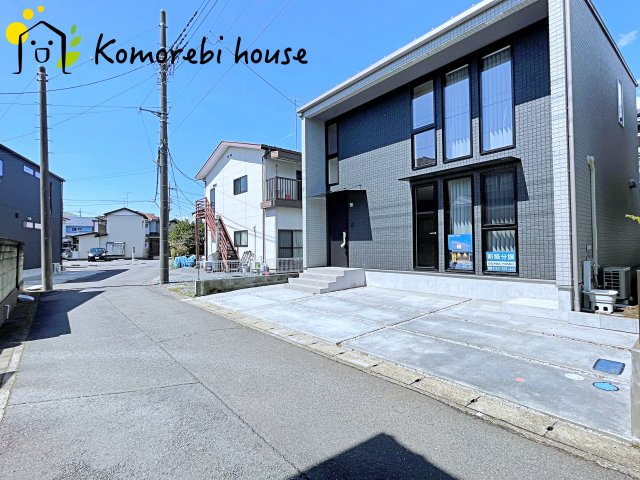 上尾市井戸木　新築一戸建て　の前面道路含む現地写真|前面道路含む現地写真です