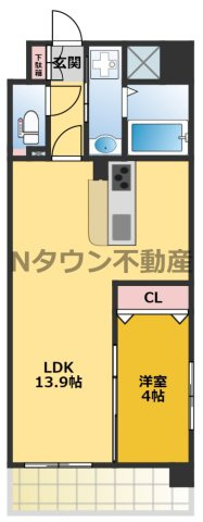 【間取り】 | Primal千種luno | 間取りです。