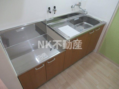 【キッチン】 | 第2東大阪村橋マンション（瓢箪山賃貸） | きれいなキッチンです