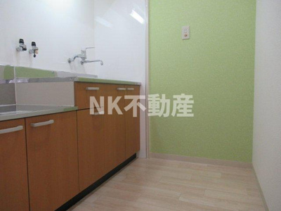 【キッチン】 | 第2東大阪村橋マンション（瓢箪山賃貸） | お料理しやすいキッチンです