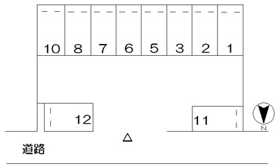 【区画図】 | 秋篠三和町Yモータープール