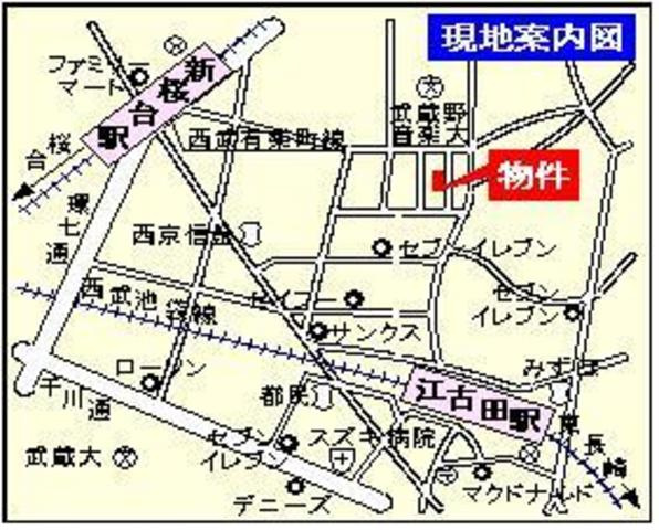 ヘーベル羽沢の地図|★現地ご案内図です★