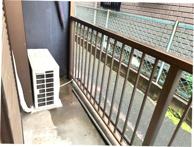 赤羽ハイツのバルコニー