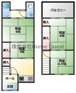 【間取り】 | 宮浦様貸家