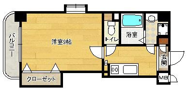 【間取り】 | ラムール谷町