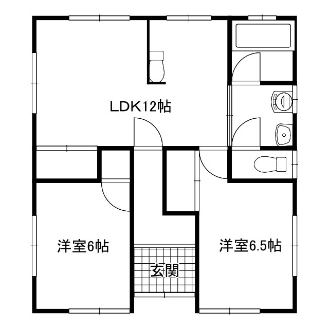 藤生Bタウンの間取り