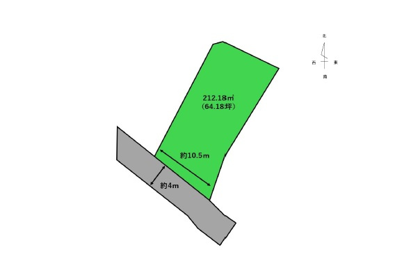 山形市双月町三丁目地内の土地図