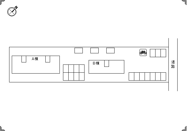 リバーポートあきA棟の区画図