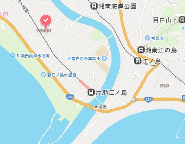 ウェルテラス湘南海岸の地図