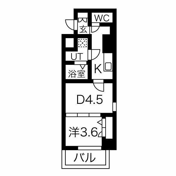 THE　RESIDENCE　Nの間取り