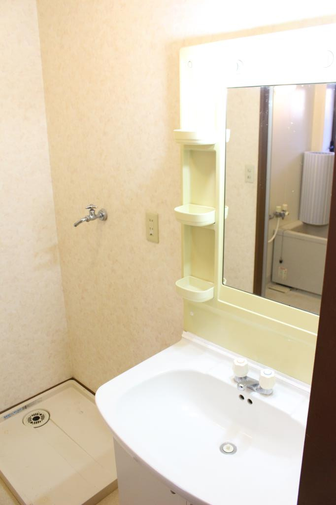 コーポラスかわのの洗面所