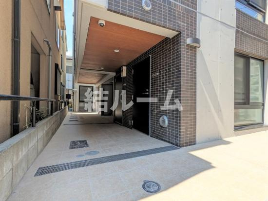 板橋区坂下３丁目の賃貸マンションのエントランス