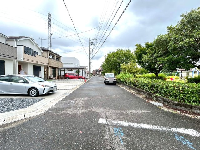 ハートフルタウン　一宮市伝法寺4期　全2区画分譲の前面道路含む現地写真|■前面道路　■ヤマダ不動産　株式会社リライフ　
■夢のマイホーム購入をフルサポートします！