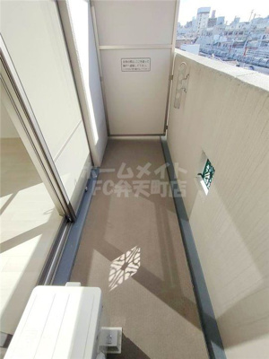 【バルコニー】 | Loisir Kusunoki | お洗濯にも便利なバルコニー付き