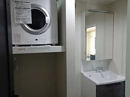 南区宇品御幸５丁目の独立洗面台