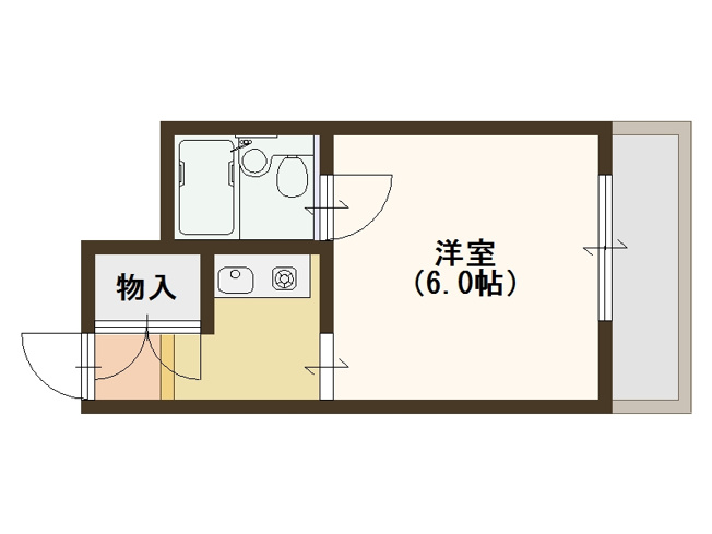 【間取り】 | グランシャトー橘
