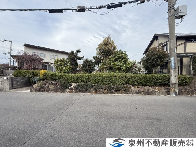 泉佐野市泉ケ丘3丁目　建築条件なし土地の外観|泉ヶ丘住宅地内。閑静な静かな住宅地内です♪　敷地の一部を分筆して販売致します！