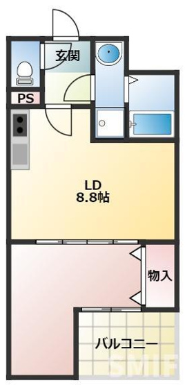 【間取り】 | ラージヒル服部天神