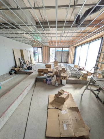 アークスクエアあきる野 貸店舗の内装|R7.10.13現在 (建築中)