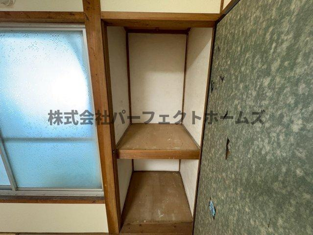 東香里園町連棟　賃貸の収納|専用の収納スペースです