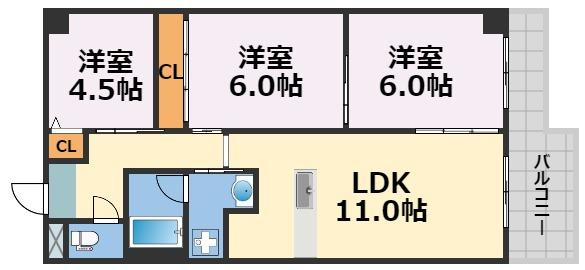 テン・フォーティの間取り