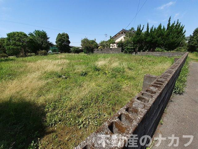 宇城市松橋町両仲間の売地の外観
