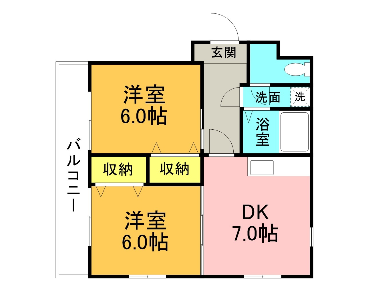 パークハイム21の間取り