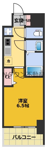 【間取り】 | SOLメイクス新栄 | 間取りです。