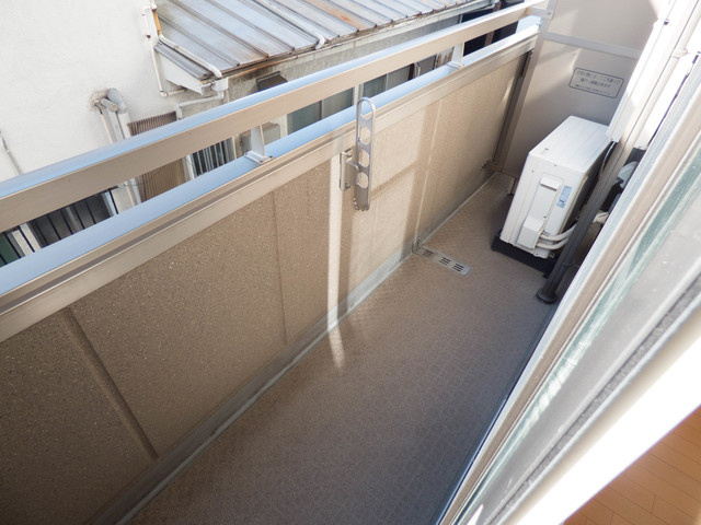 マザーズハンドフラッツのバルコニー