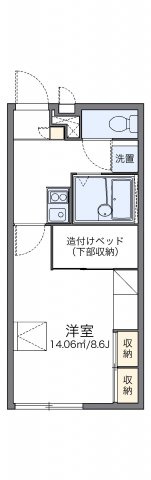 【間取り】 | レオパレスメルベーユ　昭和Ⅱ