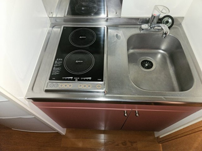 【キッチン】 | レオパレス桐ノ水 | 備品や設備仕様は号室等により異なります現地をご確認下さい。