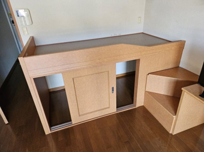 【寝室】 | レオパレスタウンコート南矢三Ⅱ | 備品や設備仕様は号室等により異なります現地をご確認下さい。