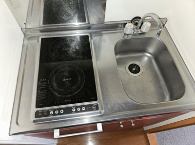 【キッチン】 | レオパレス眉山南 | 備品や設備仕様は号室等により異なります現地をご確認下さい。