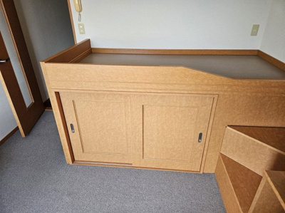 【寝室】 | レオパレス眉山南 | 備品や設備仕様は号室等により異なります現地をご確認下さい。