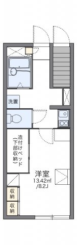 【間取り】 | レオパレスＷｅｓｔ　Ⅲ