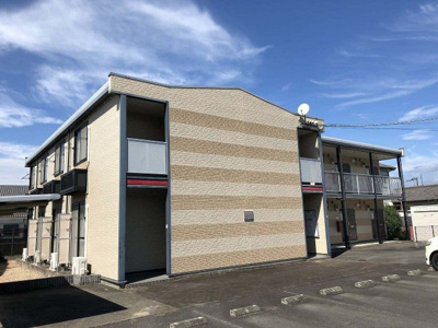 【外観】 | レオパレスＷｅｓｔⅡ | 外観は落ち着いています