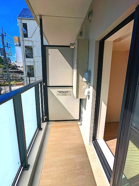 La Sante上野のバルコニー