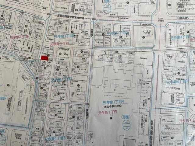 宇都宮市元今泉1丁目　172.83㎡　売地の土地図